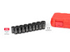 8 - 24 MM Tekton 1/2" Dr Shallow Impact Socket Set with Case 12 Pt 17 Pcs - SID92338 New Pro Torque Tools