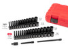 5/32 - 11/16", 4 - 17 MM Tekton 1/4" Dr Shallow and Deep Impact Socket and Accessory Set with Case 6 Pt 61 Pcs - SID90403 New Pro Torque Tools