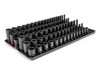 1/4 - 1", 6 - 24 MM Tekton 3/8" Dr Shallow, Semi-Deep, and Deep Impact Socket Set with Rails and Trays 6 Pt 102 Pcs - SID91220 New Pro Torque Tools