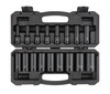 5/16 - 1-1/4" Tekton 1/2" Dr Deep Impact Socket Set with Case 6 Pt 17 Pcs - SID92305 New Pro Torque Tools