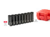 8 - 24 MM Tekton 1/2" Dr Deep Impact Socket Set with Case 6 Pt 17 Pcs - SID92329 New Pro Torque Tools