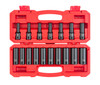 8 - 24 MM Tekton 1/2" Dr Deep Impact Socket Set with Case 6 Pt 17 Pcs - SID92329 New Pro Torque Tools