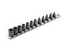 E4 - E20 Tekton 3/8" Dr Shallow External Star Impact Socket Set with Rail 12 Pcs - SID91116 New Pro Torque Tools
