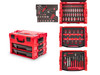 Tekton 1/4, 3/8" Dr Socket and Ratchet, Screwdriver, and Pliers Set in Modular Stacking Tool Box 2 Drawer 6 Pt 127 Pcs - OLB99006 New Pro Torque Tools