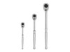 Tekton 1/4, 3/8, 1/2" Dr Quick-Release Ratchet Set 3 Pcs - SRH91100 New Pro Torque Tools