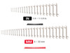 1/4 - 1-1/4", 6 - 32 MM Tekton Angle Head Open End Wrench Set with Modular Organizers 46 Pcs - WAE93503 New Pro Torque Tools