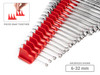 6 - 32 MM Tekton Combination Wrench Set with Modular Organizers 27 Pcs - WCB95203 New Pro Torque Tools