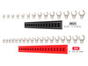 5/16 - 1-1/16", 8 - 27 MM Tekton 3/8" Dr Flare Nut Crowfoot Wrench Set with Racks 6 Pt 32 Pcs - WCF92320 New Pro Torque Tools