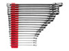 6 - 24 MM Tekton Long Fixed/Flex Head Ratcheting Box End Wrench Set with Modular Organizers 12 Pt 19 Pcs - WRB95304 New Pro Torque Tools