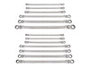 1/4 - 13/16", 6 - 19 MM Tekton Long Flex Head Ratcheting Box End Wrench Set 12 Pt 13 Pcs - WRB96002 New Pro Torque Tools