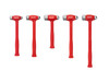 17.5" Tekton 26, 36, 43, 47, 50 Oz Ball Peen Dead Blow Hammer Set 5 Pcs - HDB95003 New Pro Torque Tools