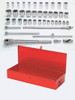 Williams 3/4 - 2 3/8 Williams 3/4 Dr Shallow and Deep Socket and Tool Set 12 Pt 43 Pcs and Tool Box - WSH-43TB