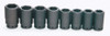 Williams 7/8 - 1 1/2 Williams 3/4 Dr Deep Impact Socket Set 6 Pt 8 Pcs - WS-16-8H