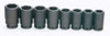 7/8 - 1 1/2" Williams 3/4" Dr Deep Impact Socket Set 6 Pt 8 Pcs - WS-16-8H Pro Torque Tools