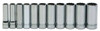Williams 1/2- 1 1/8 Williams 1/2 Dr Deep Socket Set 12 Pt 11 Pcs - WSSD-11RC