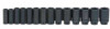 3/8 - 1 1/4" Williams 1/2" Dr Deep Impact Socket 6 Pt Set 14 Pcs - WS-14-14RC Pro Torque Tools