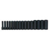 10 - 27MM Williams 1/2" Dr Deep Impact Socket Set 6 Pt 16 Pcs - MS-14-16RC