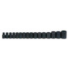 10 - 27MM Williams 1/2" Dr Shallow Impact Socket Set 6 Pt 16 Pcs - MS-4-16RC