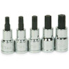 T40 -T60 Williams 1/2" Dr Torx Bit Socket Set 5 Pcs - 32908