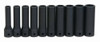 Williams 10 - 19MM Williams 1/2 Dr Deep Impact Socket Set 6 Pt 10 Pcs - MS-14-10HRC