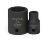 Williams 22MM Williams 1/2 Dr Shallow Impact Socket 12 Pt - 37622