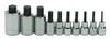 1/8 - 5/8" Williams 3/8" Dr Hex Bit Socket Set 10 Pcs - WSBS-10RC Pro Torque Tools