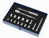8 - 19MM Williams 3/8 Dr Socket & Tool Set 12 Pt 17 Pcs - MSB-17F Pro Torque Tools