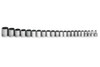 Williams 6 - 26MM Williams 3/8\" Dr Shallow Socket Set 12 Pt 20 Pcs - MSB-20RC 