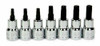 T25 - T50 Williams 3/8" Dr Torx Bit Socket Set 7 Pcs - 31910 Pro Torque Tools