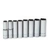 13 - 17MM Williams 3/8 Dr Deep Socket Set 12 Pt 8 Pcs - 31934