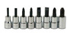 Williams 3/8" Dr Screwdriver Bit Socket Set 8 Pcs - WSBSP-8RC Pro Torque Tools