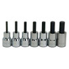 1/8 - 3/8" Williams 3/8" Dr Hex Socket Set 7 Pcs - WSB-7A -