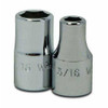 1/8" Williams 1/4" Dr Shallow Socket 6 Pt - M-604