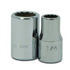 5/16" Williams 1/4" Dr Shallow Socket 12 Pt - M-1210