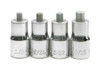 1/8 - 3/16" Williams 1/4" Dr Hex Bit Socket Set 4 Pcs - WSM-4TRC Pro Torque Tools