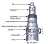 Tohnichi 1/4 Hex 20 - 120 cNm Tohnichi Slip Type Adjustable Torque Driver - RTD120CN