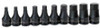 10 - 32MM Williams 3/4" Dr One Piece Impact Hex Bit Set 10 Pcs - JHW38936 Pro Torque Tools
