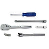 6 Piece Williams 1/4" Dr Ratchet & Drive Tool Set - JHWDTM-6