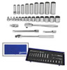 Williams 28 Piece Williams 3/8 Dr Socket and Drive TB-104 Metal Tool Box Set - JHWWSB-28FTB