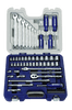 SAE & MM Williams 3/8" Dr Socket, Screwdriver & Wrench Set 63 Pcs - JHW50605B
