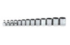 1/4 - 1" Williams 3/8" Dr Shallow Socket Set On Clip Rail 12 Pt 13 Pc- JHWWSB-13RC Pro Torque Tools