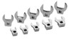 10-19MM Williams 3/8" Dr Crowfoot Wrenches On Clip Rail 10 Pcs - JHWWSBCOM-10 Pro Torque Tools