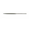 7" Bahco Half Round Needle File No Handle - Smooth Cut 10 Pack - 2-304-18-2-0