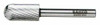 1" Bahco Rotary Burrs Cylindrical Round Nose - Medium Toothing - HSSG-C1225M Pro Torque Tools