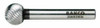 1/4" Bahco Rotary Burrs Spherical - Medium Toothing - HSSG-D0606M Pro Torque Tools