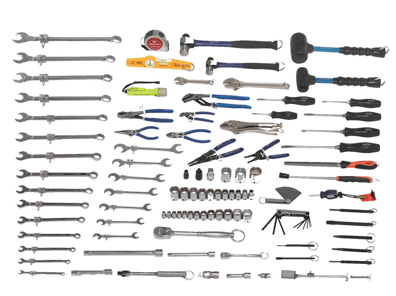  Bahco Tools at Height General Service Set Complete 116 Pcs Tool Storage Included - WSC-116-THTB 