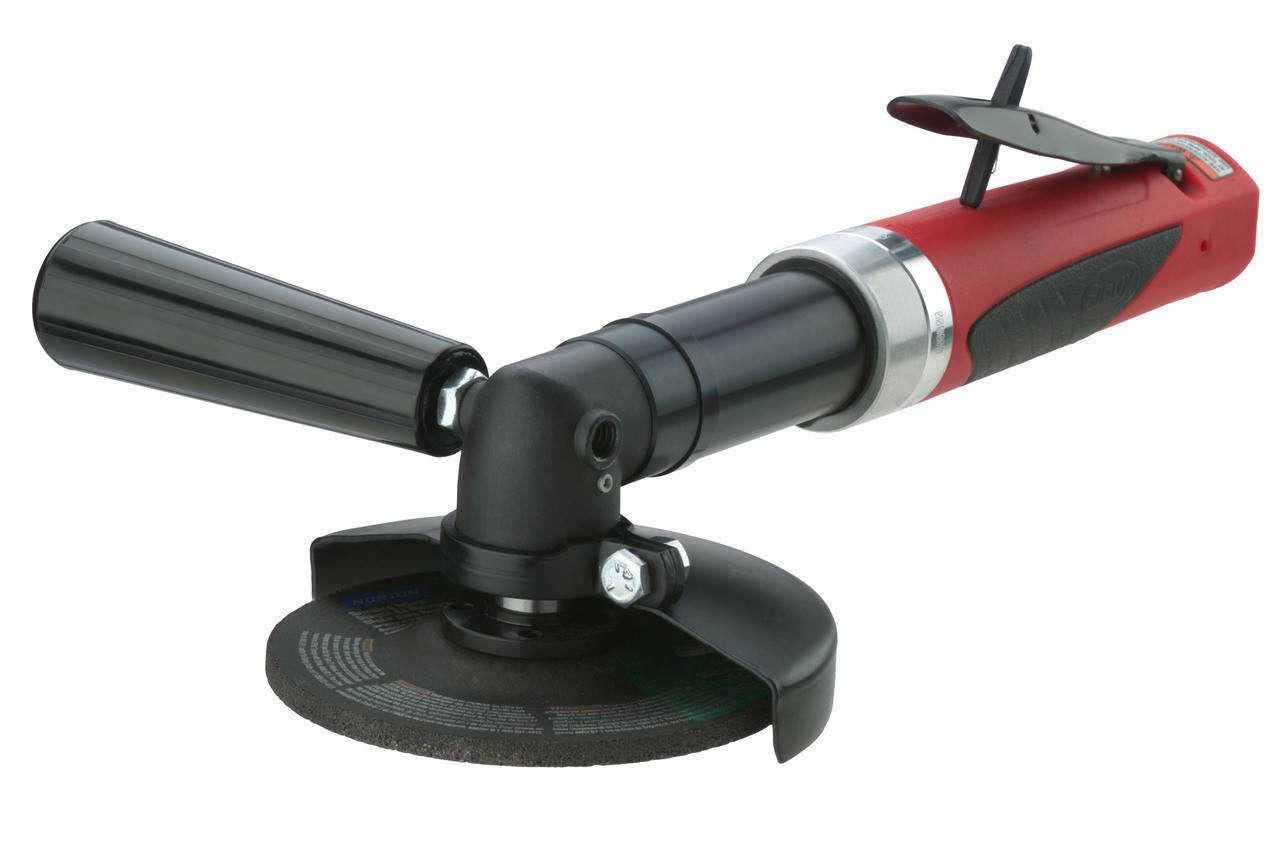 Sioux Tools SWG10AX124 Right Angle Type 27 Extended Wheel Grinder | 1 HP | 12000 RPM | Rear Exhaust - (PROMO) Pro Torque Tools