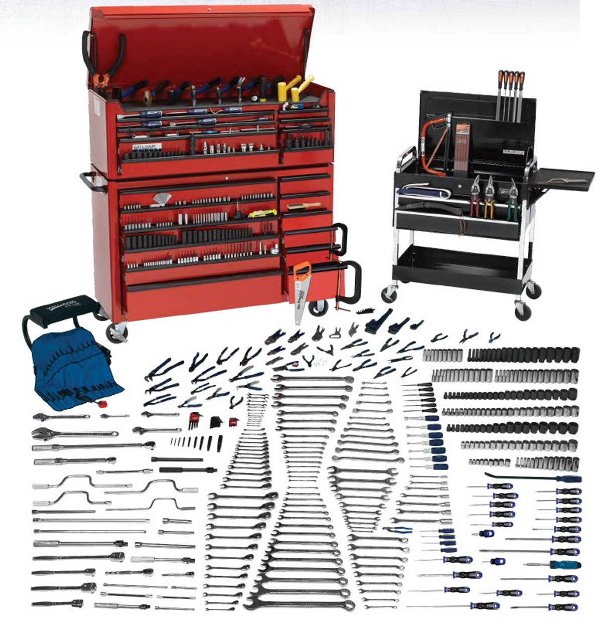  Williams Maxxum Tool Set with Fractional Wrenches and Sockets Only - JHWMAXXUMSAE 