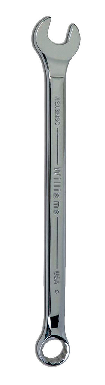 Williams 13MM Williams Polished Chrome Combination Wrench 12 PT - JHW1213MSC