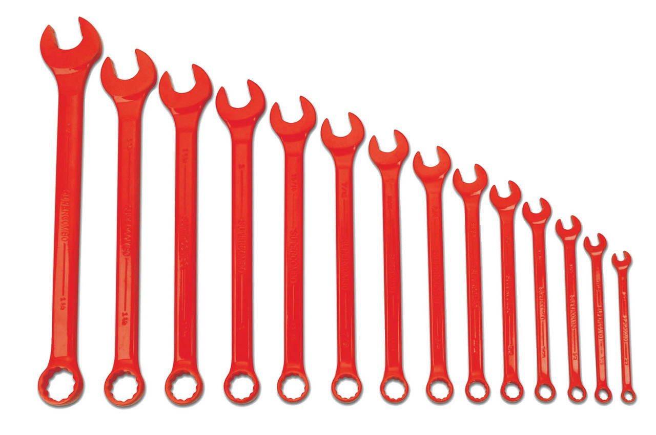 Williams 3/8-11/4 Williams Red Combination Wrench Set 14 Pcs in Pouch 12 PT - JHWWS1172RSC